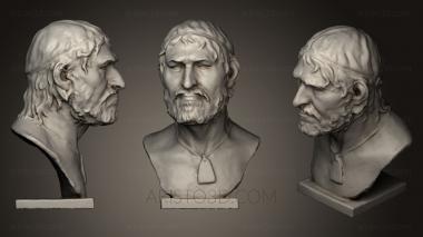 Busts and heads antique and historical (BUSTA_0551) 3D model for CNC machine